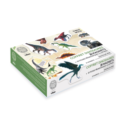 Vilac - Magneter 21 stk - Dinosaurer fra Naturhistorisk Museum