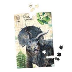 Vilac - Puslespil 3x200 brk - Dinosaurer fra Naturhistorisk Museum