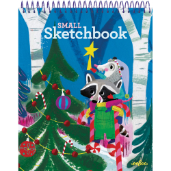 eeBoo - Skitseblok lille - Vintertid - 24 assorterede