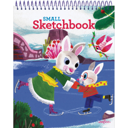 eeBoo - Skitseblok lille - Vintertid - 24 assorterede