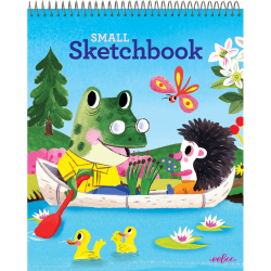 eeBoo - Skitseblok lille - Skovens venner - 24 assorterede