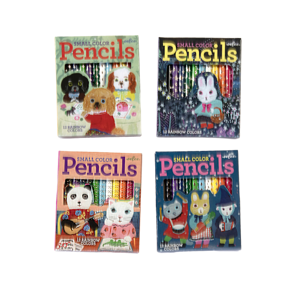 12 Colour Pencils small - Yumi Kitagishi - 24 assorted