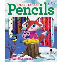 eeBoo - 12 Farveblyanter sm&#229; - Vintertid - 24 assorterede