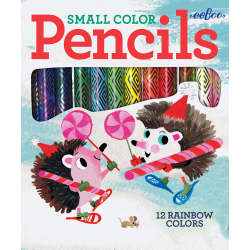 eeBoo - 12 Farveblyanter sm&#229; - Vintertid - 24 assorterede