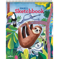 eeBoo - Skitseblok lille - Dyr i naturen - 24 assorterede