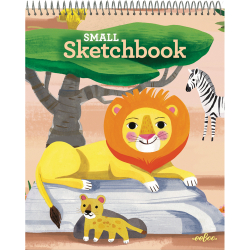 eeBoo - Skitseblok lille - Dyr i naturen - 24 assorterede