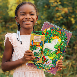 eeBoo - 12 dobbelte farveblyanter - Neon Metallic - Enhj&#248;rning