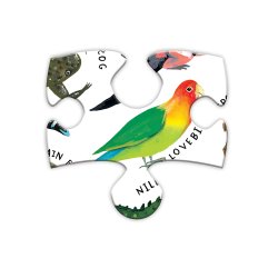 eeBoo - Puslespil 100 brk - Dyr i verden