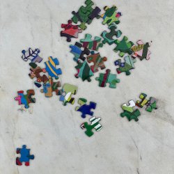 eeBoo - Puslespil 1000 brk - Den frodige have