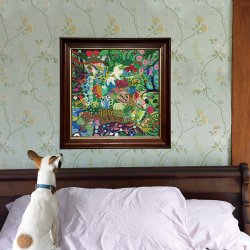 eeBoo - Puslespil 1000 brk - Den frodige have