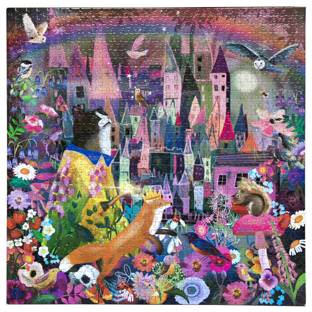 Puzzle 1000 pcs - Cat and Castle
