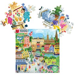 eeBoo - Puslespil 1000 brk - K&#248;benhavn