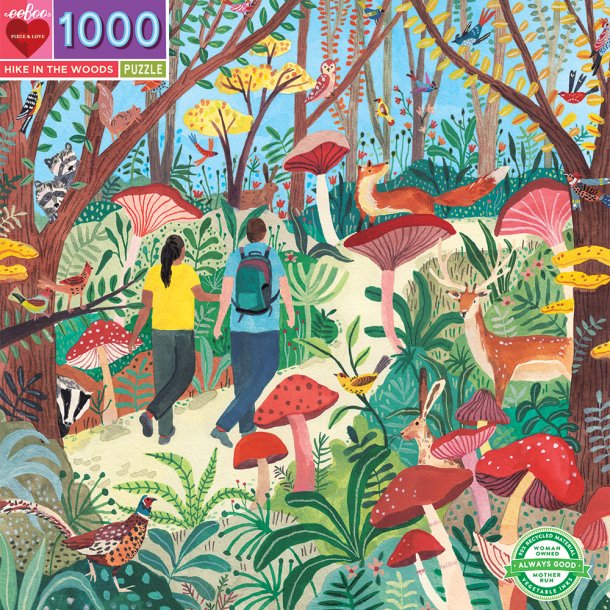 Puzzle 1000 pcs - Hike in the Woods