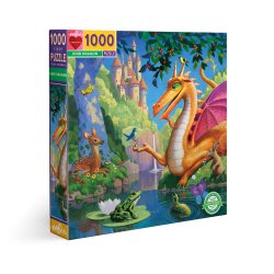 eeBoo - Puslespil 1000 brk - Kind Dragon