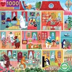 eeBoo - Puslespil 1000 brk - Koala House Party