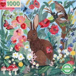 eeBoo - Puslespil 1000 brk - Poppy Bunny