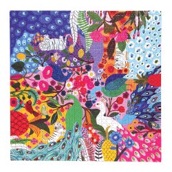 eeBoo - Puslespil 1000 brk - P&#229;fuglehaven