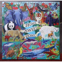 eeBoo - Puslespil 1000 brk - Planeten Jorden