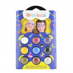 Grim'tout - Teatersminke - 9 farver - Enhjørning