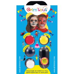 Grim&#39;tout - Teatersminke - 4 farver - Heks