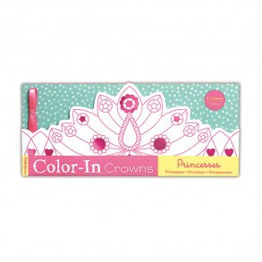 Mudpuppy - Sæt med 8 farv selv hatte & kroner - Prinsesser