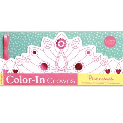 Mudpuppy - S&#230;t med 8 farv selv hatte &amp; kroner - Prinsesser