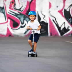 Micro - Hjelm - Dark Blue Metallic S