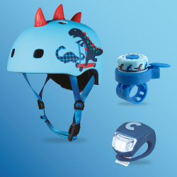 Micro - Hjelm - 3D Scootersaurus S
