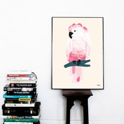 Michelle Carlslund - Plakat - 50 x 70 cm - Pink Kakadue