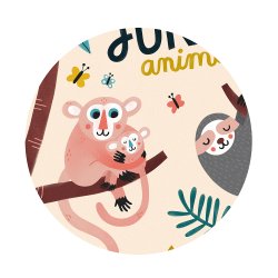 Michelle Carlslund - Plakat - 50 x 70 cm - Jungle animals