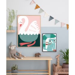 Michelle Carlslund - Plakat - 50 x 70 cm - Field Trip Fox