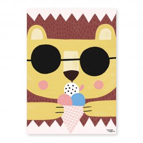 Michelle Carlslund - Plakat - 50 x 70 cm - Summer Lion