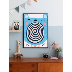 Michelle Carlslund - Plakat - 30 x 40 cm - Singing Bear