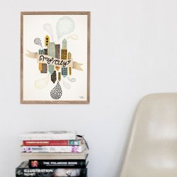 Michelle Carlslund - Plakat - 50 x 70 cm - Min By 2