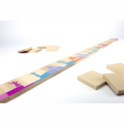 milaniwood - Tr&#230;spil - 2-i-1 spil verden rundt