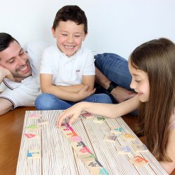 milaniwood - Tr&#230;spil - 2-i-1 spil verden rundt