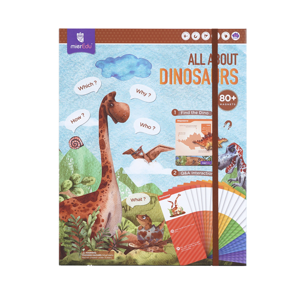 mierEdu - Magnetisk leges&#230;t - All About Dinosaurs (engelsk)