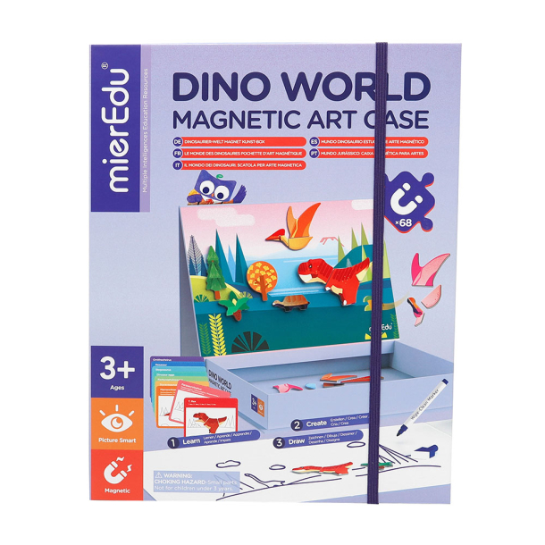 Magnetic Art Case - Dino World