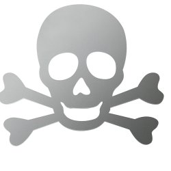 RoomMates - Wallstickers - Spejl - Kranie