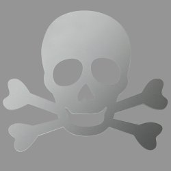 RoomMates - Wallstickers - Spejl - Kranie