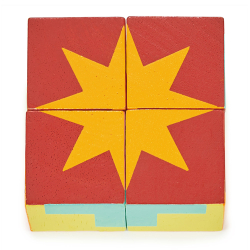 Mentari - Klodspuslespil 4 brk - Form og farve