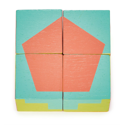 Mentari - Klodspuslespil 4 brk - Form og farve