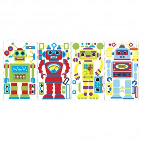 RoomMates - Wallstickers - Byg din egen robot