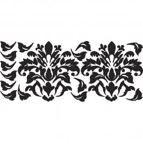 RoomMates - Wallstickers - Sort Damask