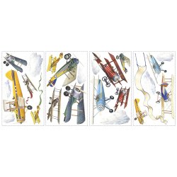RoomMates - Wallstickers - Gamle flyvemaskiner