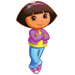 RoomMates - Wallstickers - Gigant Dora den opdagelsesrejsende