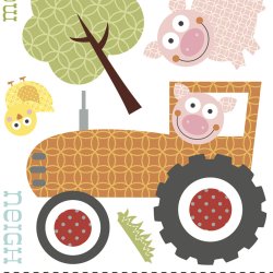 RoomMates - Wallstickers - Glade Barnyard