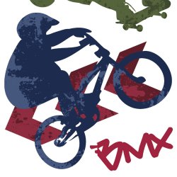 RoomMates - Wallstickers - Ekstrem sport