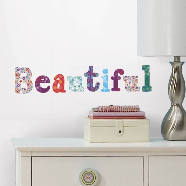 Wallstickers - Boho alfabet
