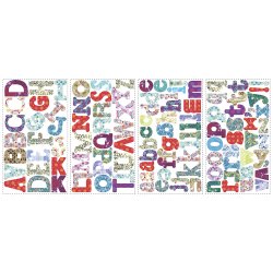 RoomMates - Wallstickers - M&#248;nstret alfabet
